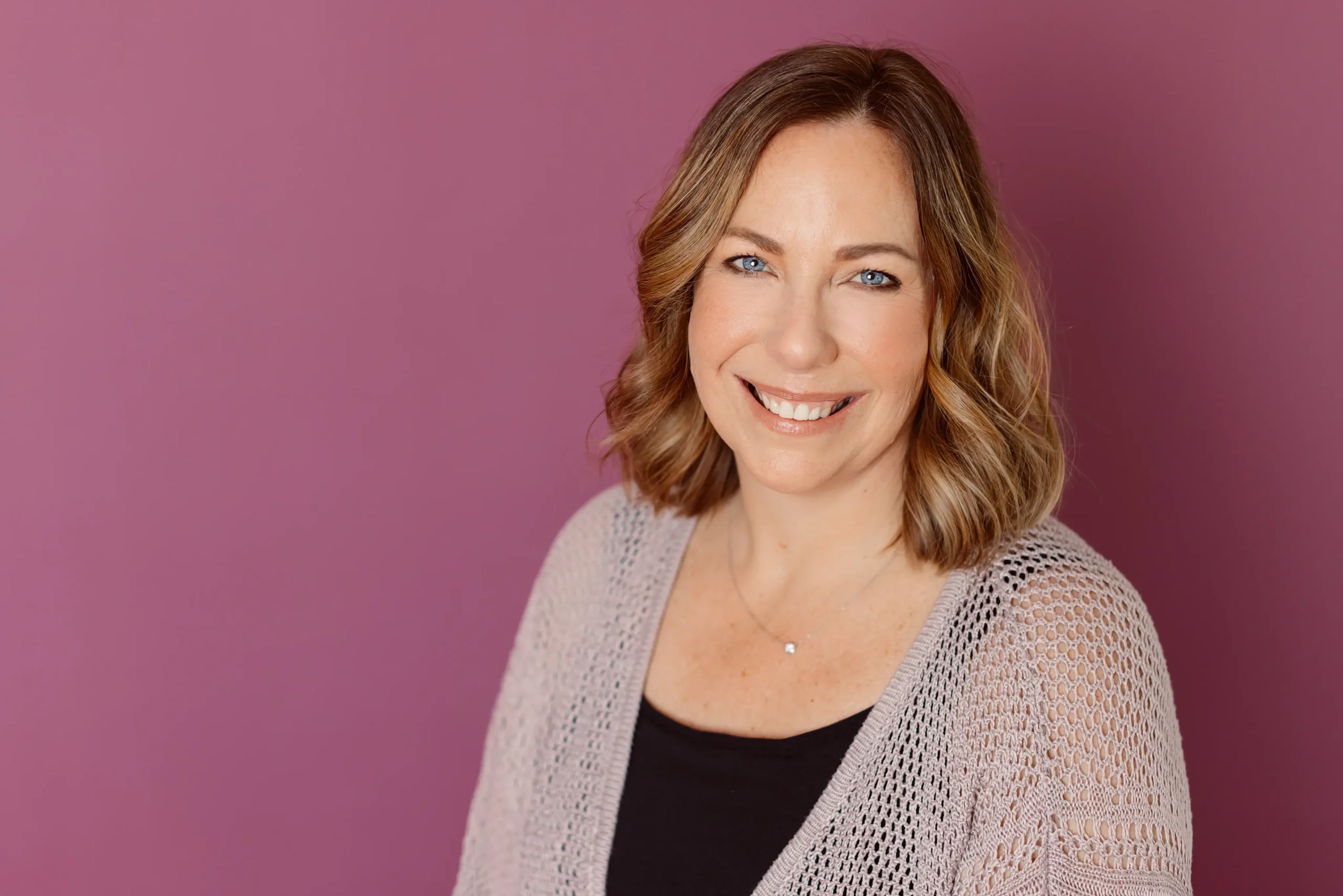 headshot_Karin Portrait Pink Background - Headshot Photography in Massachusetts