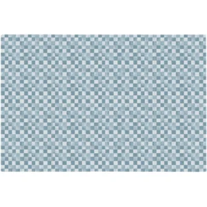 Tumbling Mat Memory Foam Support with Watercolor Checker Print | Foldable & Portable
